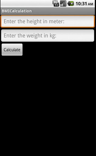 BMI Calculator