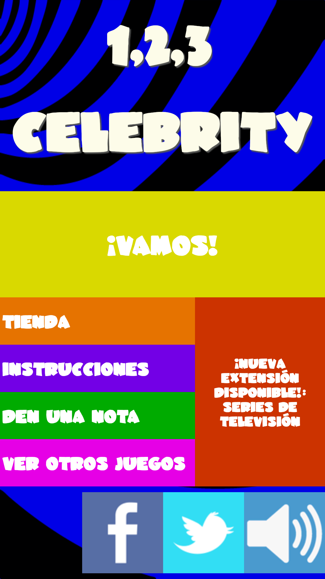 Android application 1,2,3 Celebrity : Times Up screenshort