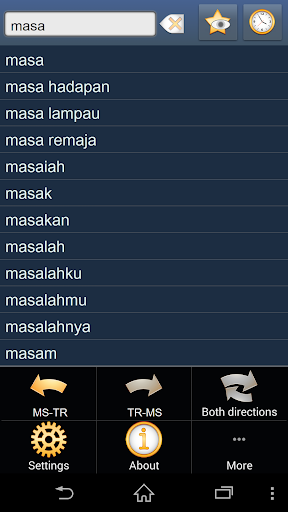 Malay Turkish dictionary