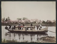 Plezierboot op de Sumida-rivier in Tokyo