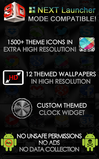 【免費個人化App】Next Launcher Theme Metalcraft-APP點子