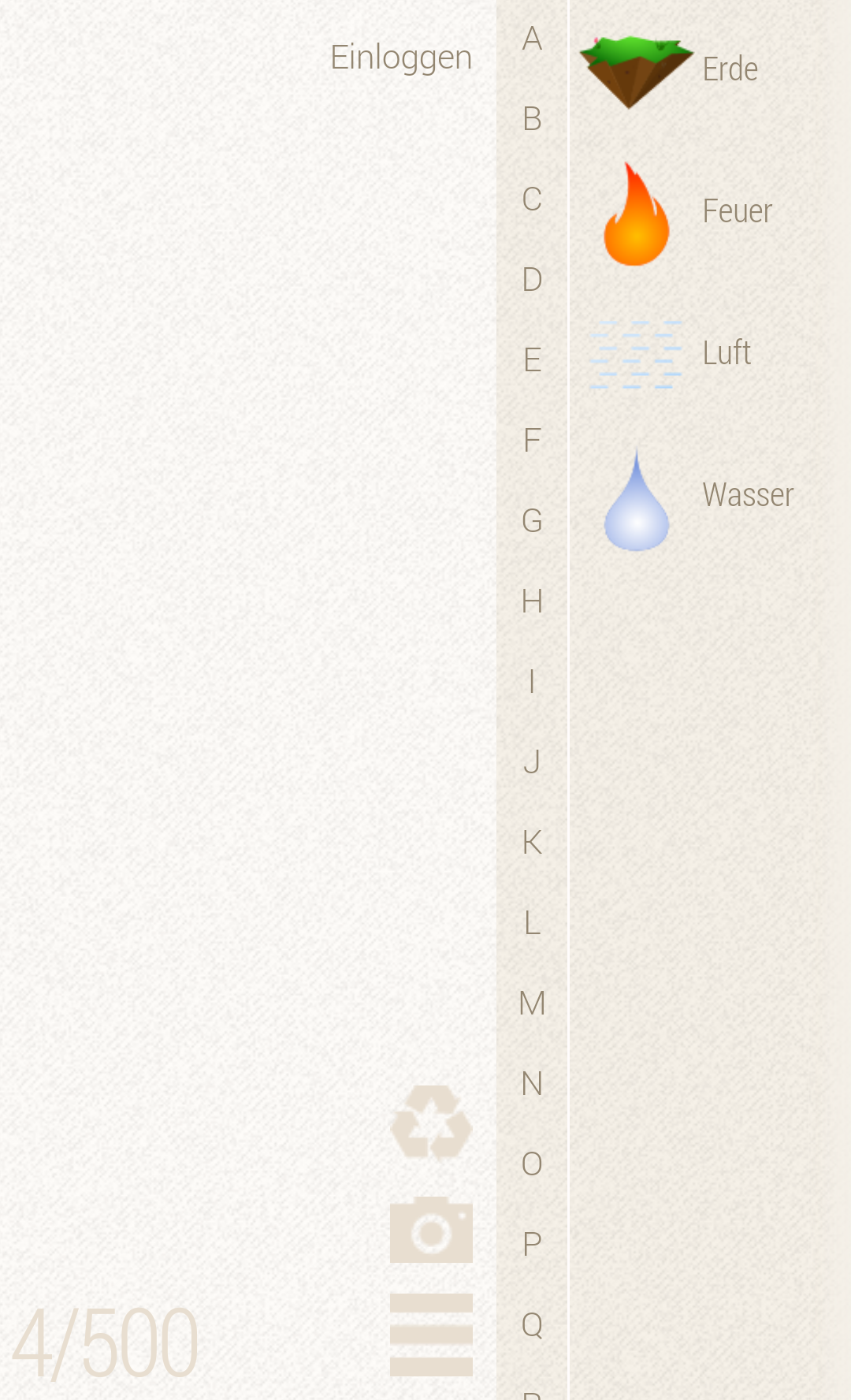 Android application Little Alchemy screenshort