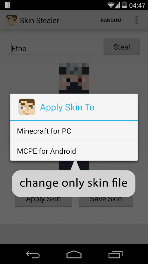 Skin Stealer for Minecraft Android Apps on Google Play