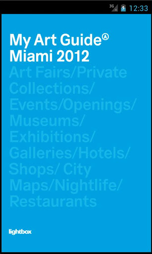 My Art Guide Miami 2012