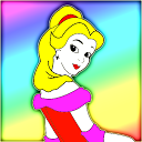 Princess Coloring Book Game mobile app icon