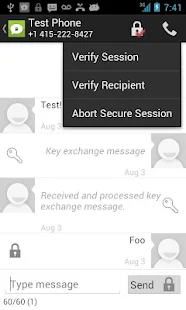 TextSecure :: Private SMS/MMS - screenshot thumbnail