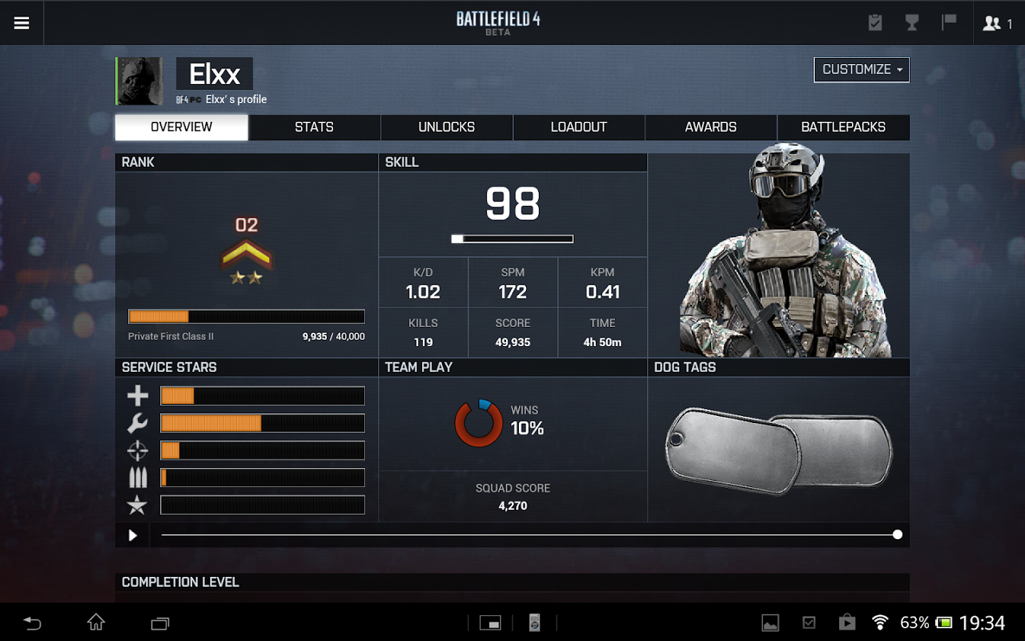    Battlelog- screenshot  