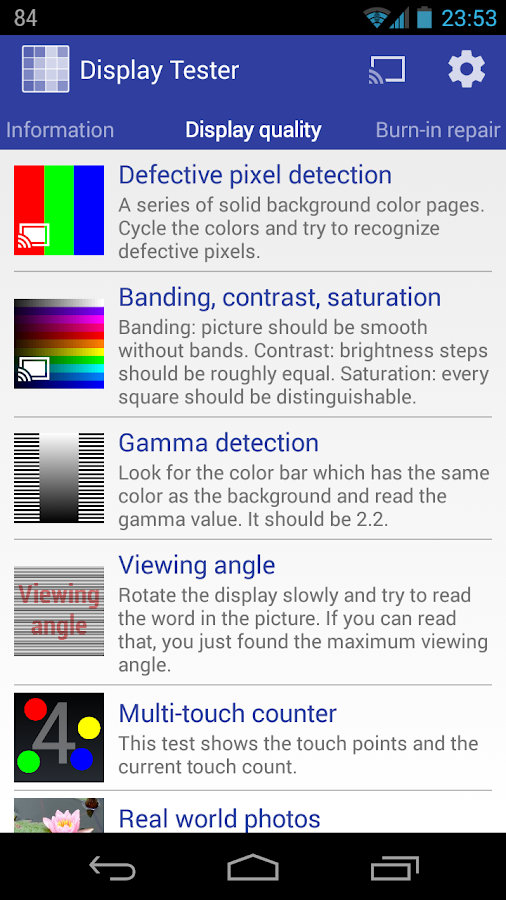 Display Tester Android Apps on Google Play