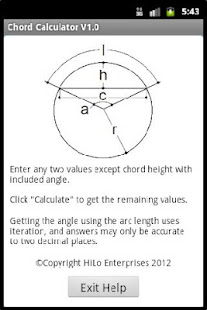 Chord Geometry Calculator(圖3)-速報App