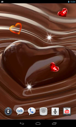 Heart Chocolate live wallpaper