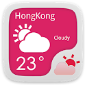 Win8 Pink Go Weather Theme