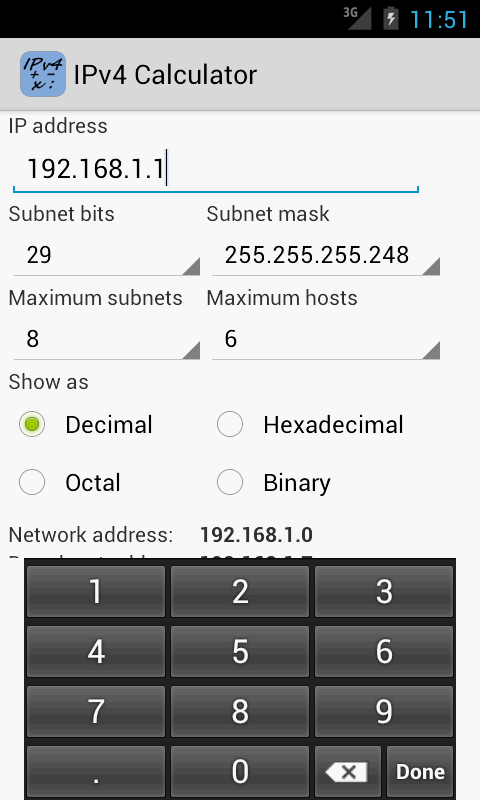 IPv4 Calculatorのおすすめ画像5