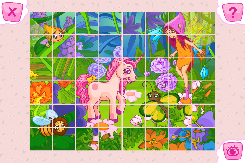 Android application Jigsaw Puzzles for Girls screenshort