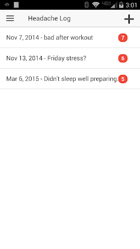 Headache Log