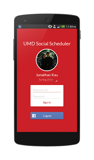 UMD Social Scheduler