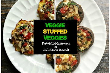 Keto Vegetable Stuffed Mushrooms