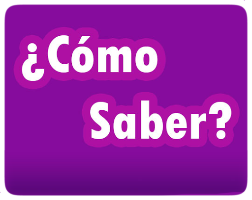 ¿Cómo Saber