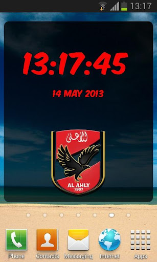 Al-Ahly Digital Clock