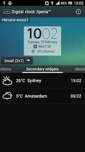 Digital Clock Widget Xperia(圖6)-速報App