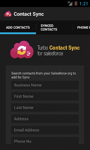 BV Contact Sync for salesforce