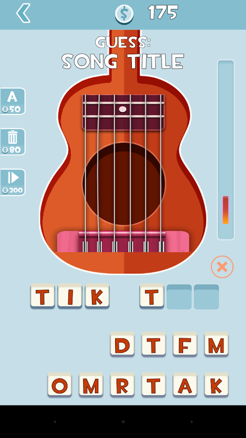 Android application Guess Guitar Song screenshort