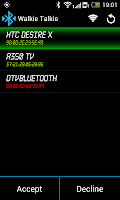 Bluetooth Walkie Talkie screenshot