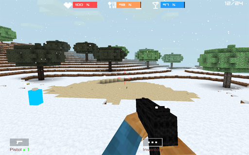 【免費動作App】Cube Gun 3D : Winter Craft-APP點子