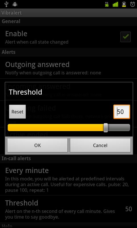 Vibralert Pro Screen 3