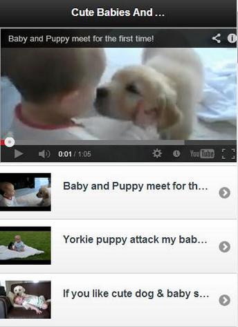 Cute Babies And Puppies Videos