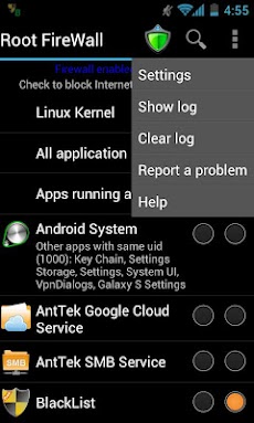 Root ファイアーウォール Firewall Androidアプリ Applion