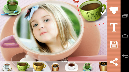 Coffee Mug Photo Frame