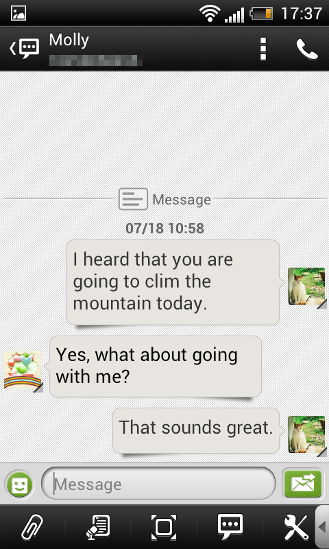 Handcent SMS Android