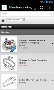 Silver Gemstone Rings Screenshots 0