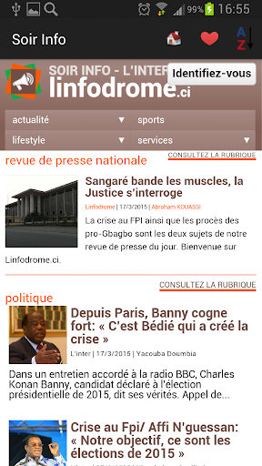 【免費新聞App】Côte d'Ivoire Journaux-APP點子