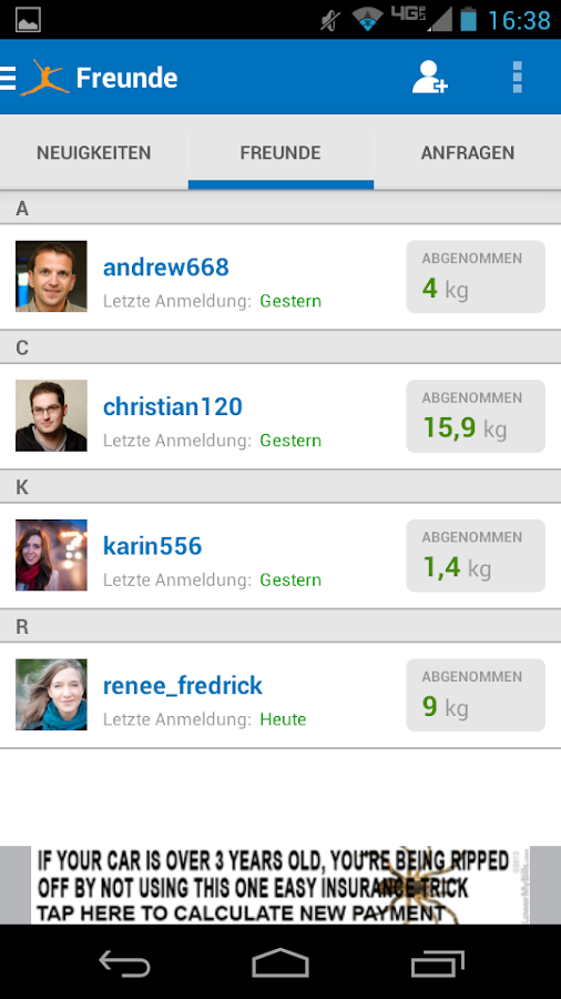 Kalorienzähler MyFitnessPal AndroidApps auf Google Play