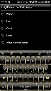 Download Theme TouchPal Frame Gold APK for PC