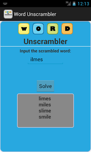 Word Unscrambler