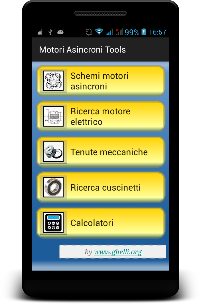 Motori asincroni tools Screen 1