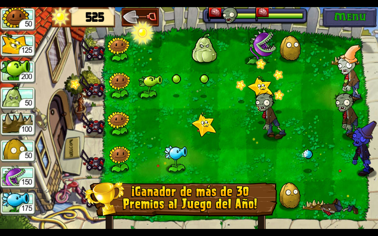   Plants vs. Zombies™: captura de pantalla 