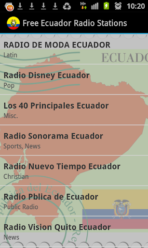 Free Ecuador Radio Stations