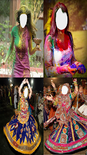 Holi Garba Face Changer Screenshots 0
