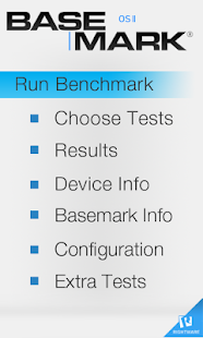 Basemark OS Platform Benchmark screenshot