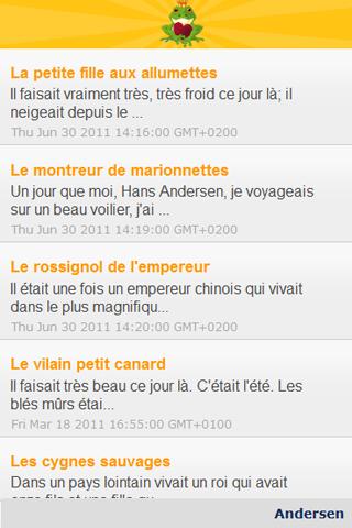 Contes, fables et légendes Screen 1