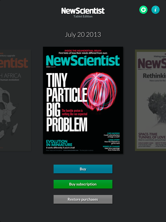 New Scientist - screenshot