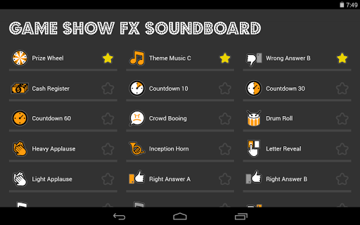 Game Show FX Soundboard