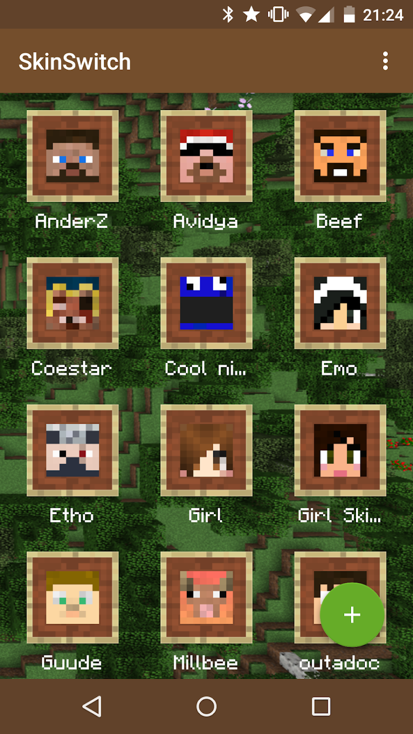 SkinSwitch for Minecraft Screen 1