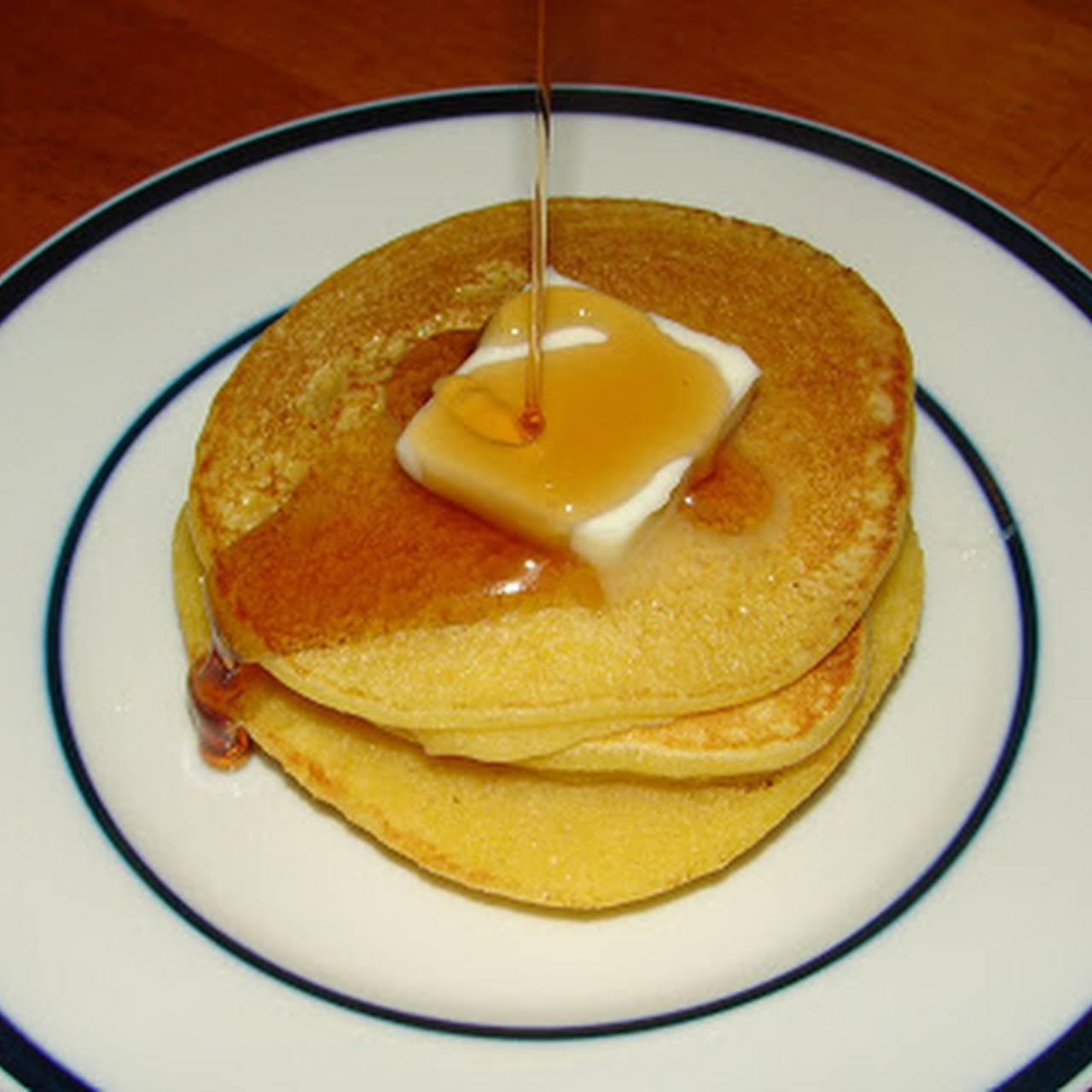 Johnny Cakes --  beforehand American Cornmeal Pancakes