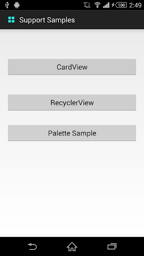 【免費程式庫與試用程式App】Support library Samples-APP點子