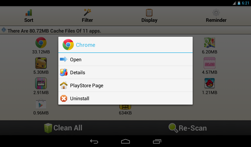Easy Cache Cleaner Android