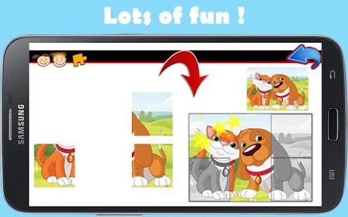 Download Dogs and cats Puzzles for kids APK